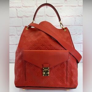 Louis Vuitton Metis Monogram Empreinte Embossed Leather Hobo Bag